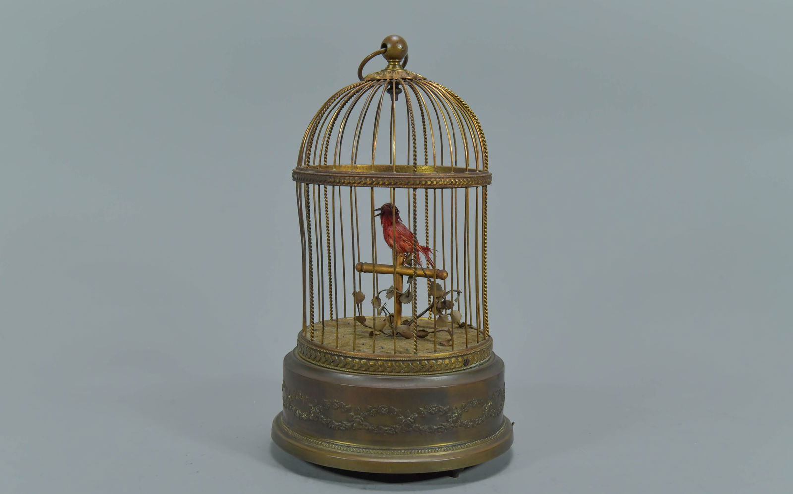 Vintage/Antique French Singing Bird Automaton Cage (1 of 10)