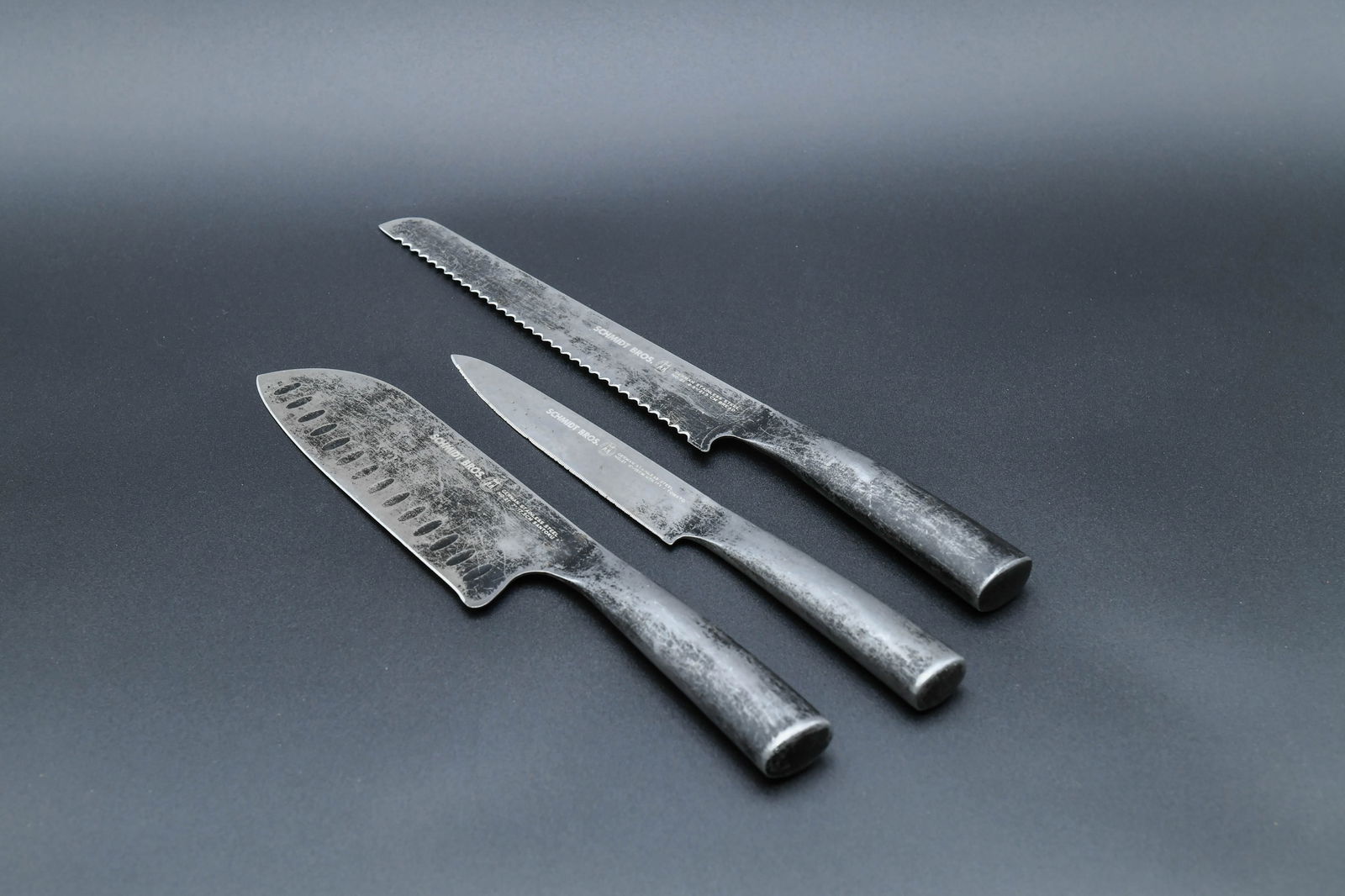 Lot of 3 Vintage SCHMIDT BROS. Germany Stainless Steel Knives (1 of 7)