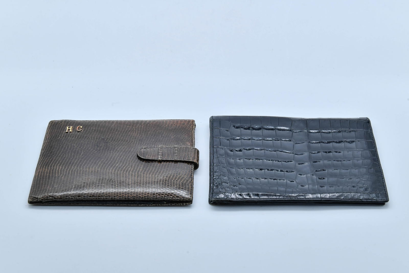 Two Vintage Alligator & Snake Skin Leather Wallets (1 of 6)