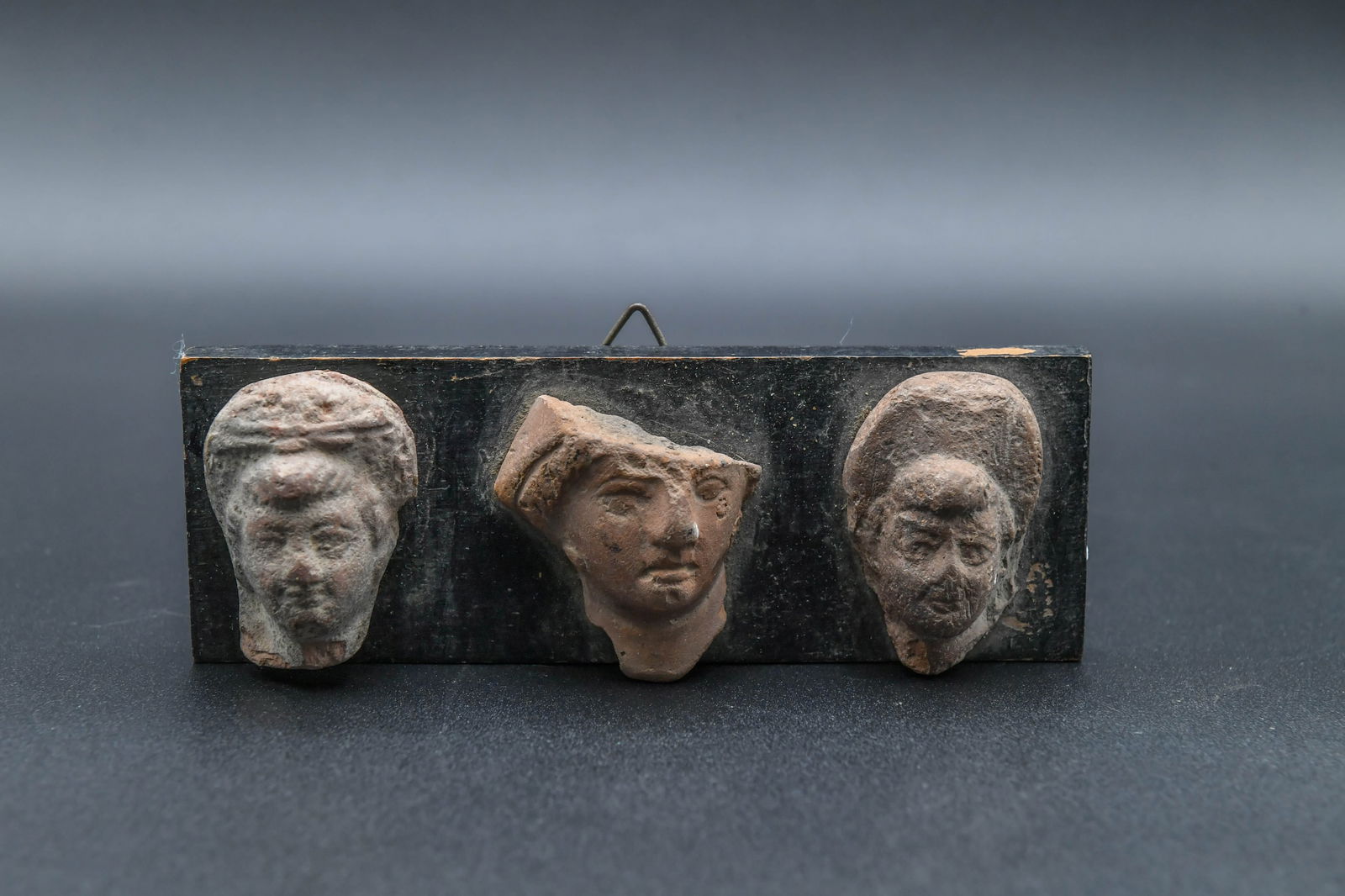 Lot of 3 Ancient Greek/Roman Terractta Heads. (1 of 6)