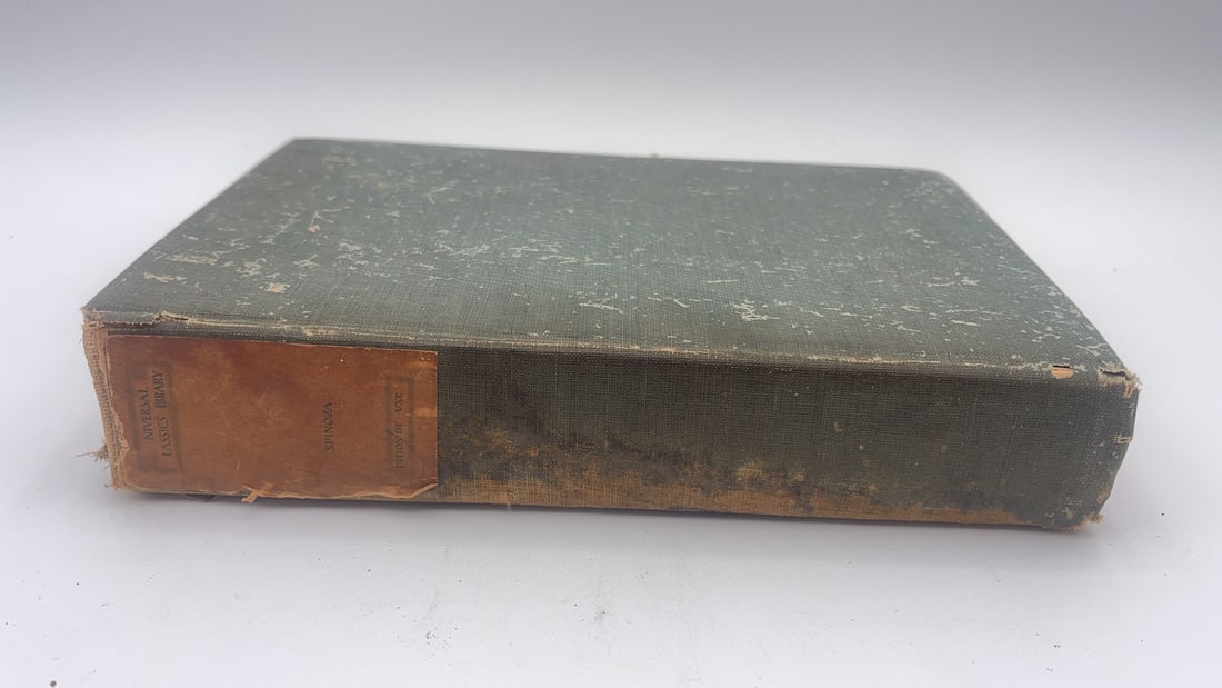 IMPROVEMENT OF THE UNDERSTANDING, ETHICS AND CORRESPONDENCE of BENEDICT DE SPINOZA (1 of 10)