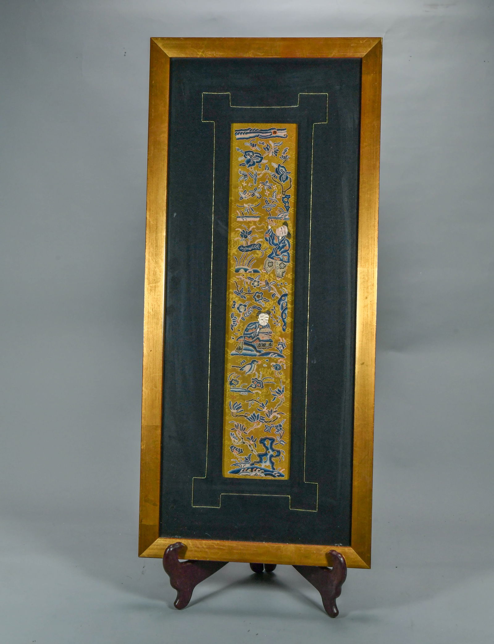 Fine Framed Chinese Silk Embroidered Panel (1 of 6)