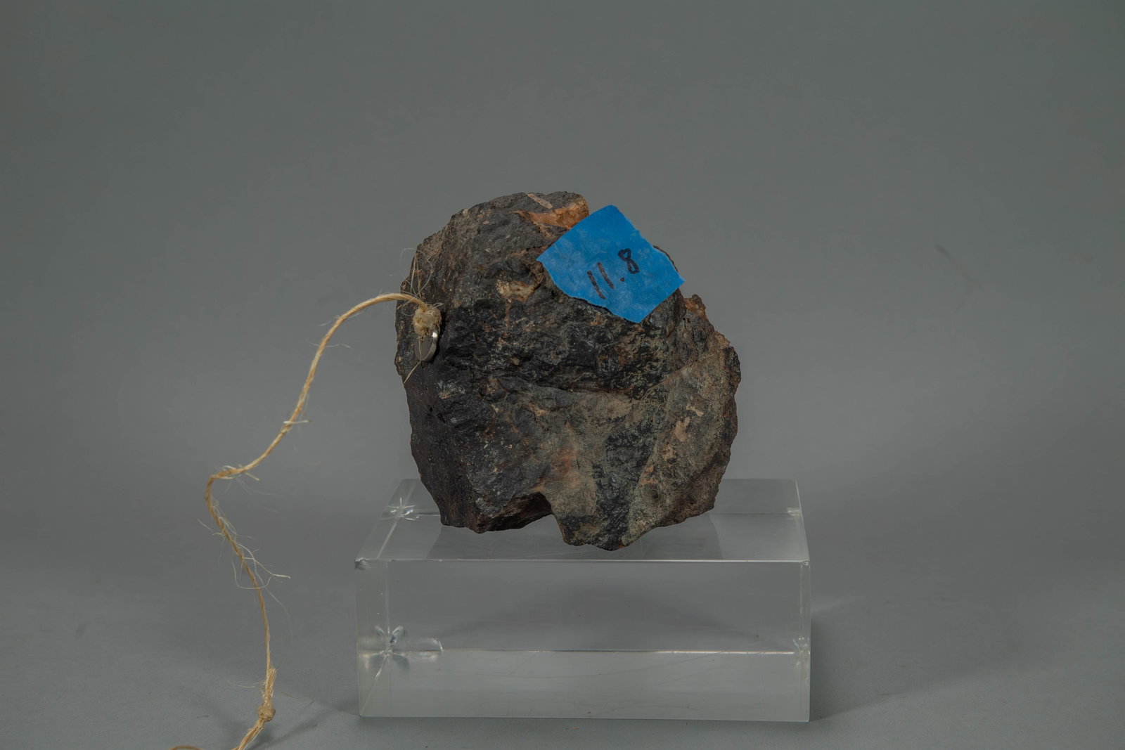11.8 LB. Highly Magnetic Unclassified Meteorite from Iron County, North of Cedar City Utah: 11.8 LB. Highly Magnetic Unclassified Meteorite from Iron County, North of Cedar City Utah. Measures approx. 7" x 6" x 5"1/2, (Stand not Included)