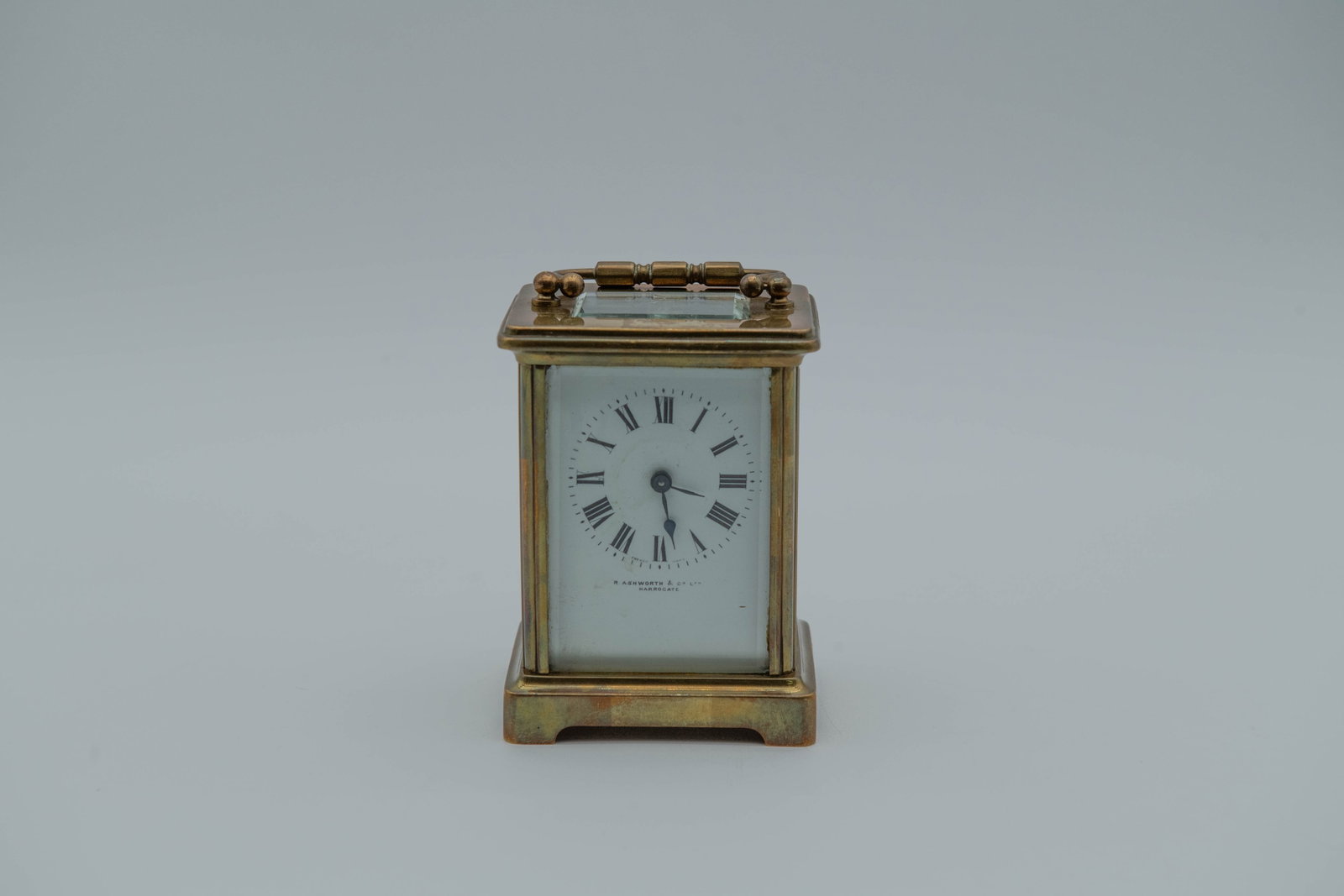 Vintage R. ASHWORTH & Co. Ltd HARROCATE Brass Carriage Clock, Made in France (1 of 7)