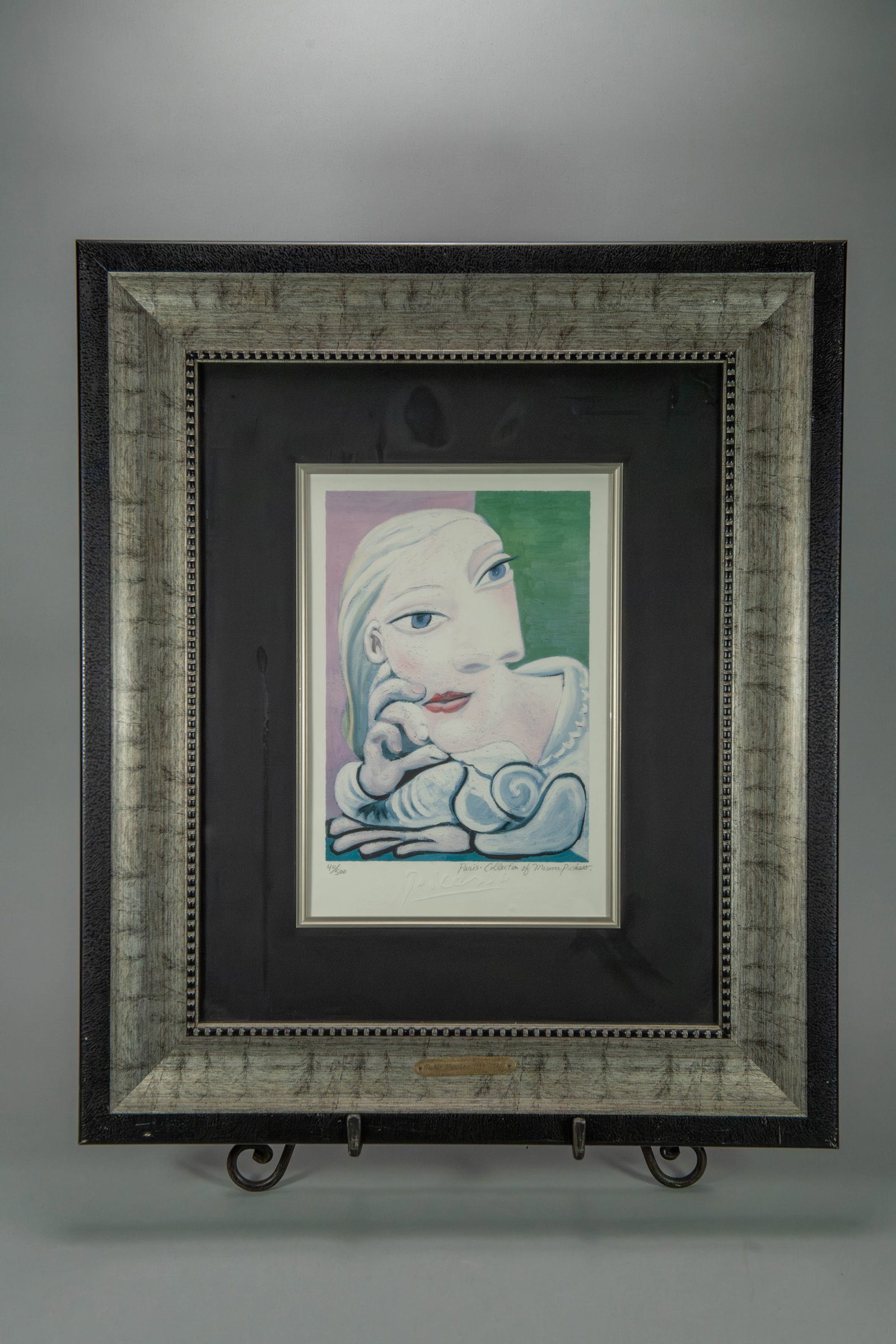 Framed A Limited (40/500) & Printed of Pablo Picasso's Artwork, Signed & Numbered (1 of 8)