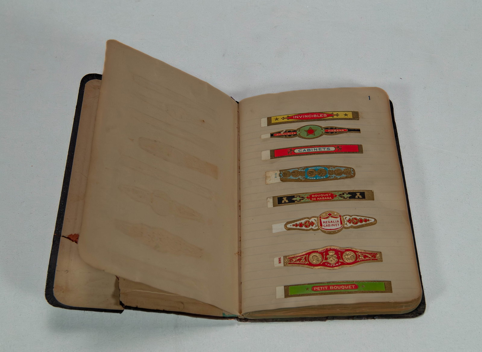 Vintage Album Containing - Collection of Cuban Cigar Brands Labels (1 of 14)