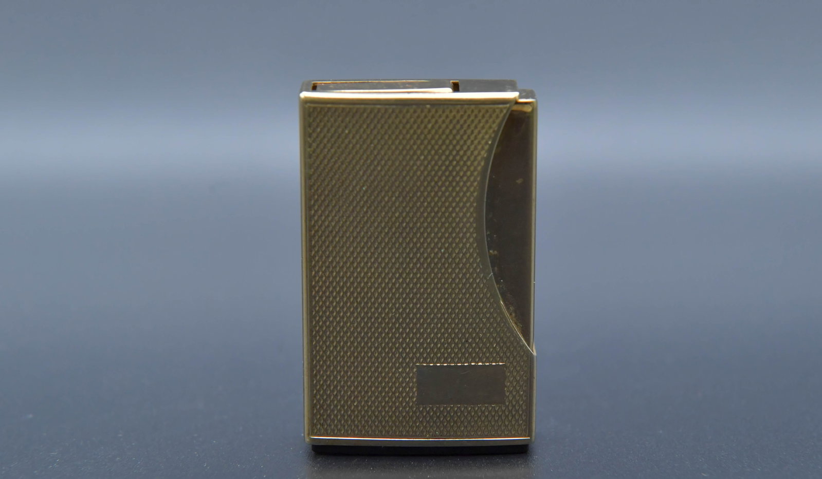 Vintage FLAMINAIRE Paris France Gold Tone Lighter: Vintage FLAMINAIRE Paris France Gold Tone Lighter. 2" x 1/"1/4 x 1/2"; Overall in good vintage condition, with minor wear consistent with age and use. (Stand Not Included)