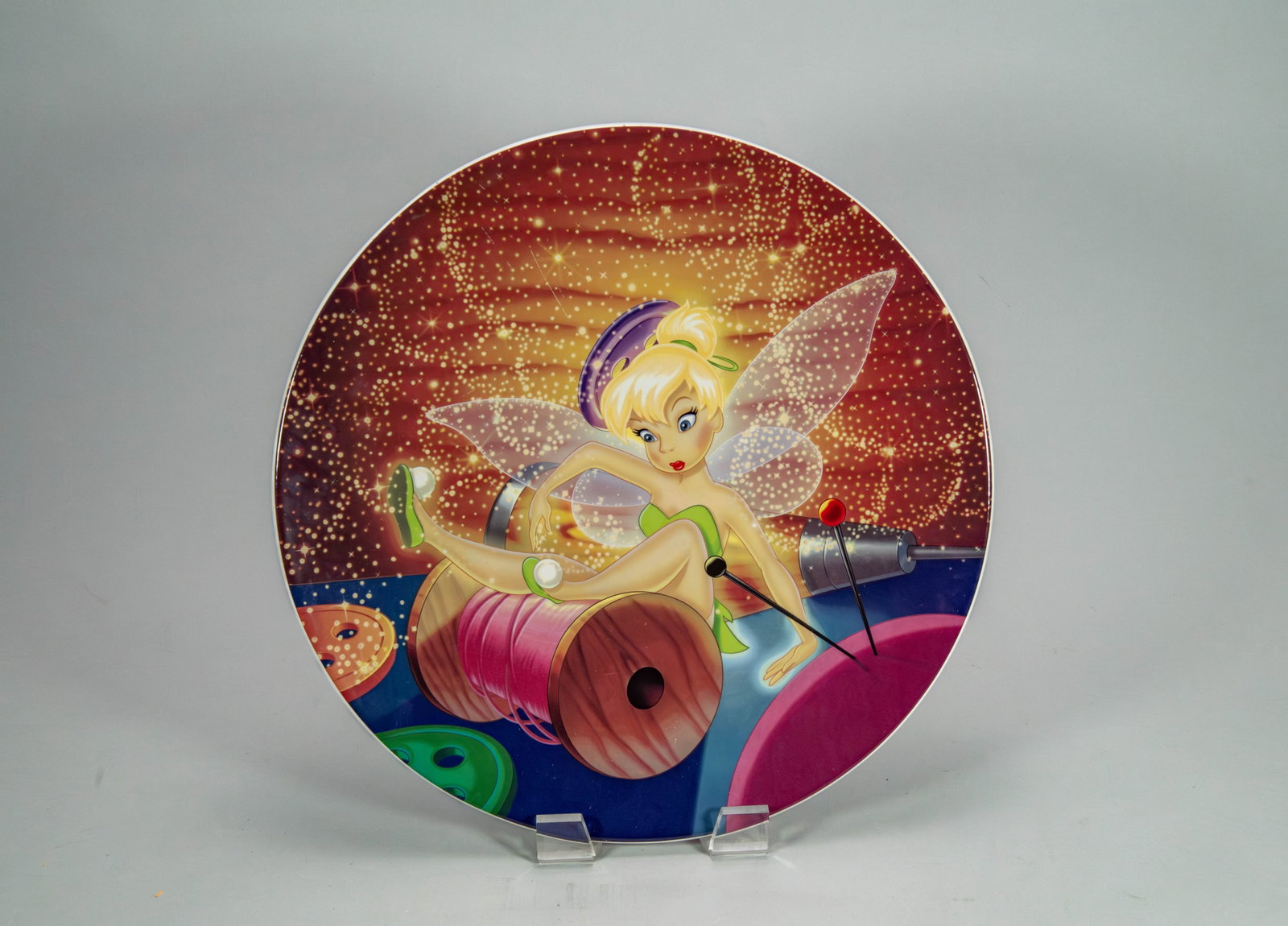 A Limited Edition Disney Tinkerbell Charger Plated Signed by Artist David Willardson, (1 of 7)