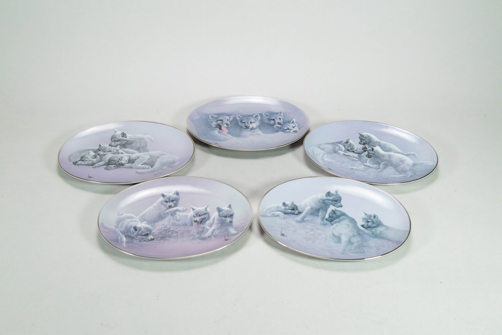 Group of 5 Bradford Exchange Collector Plates "The Wild Bunch" by Lee Cable (1 of 6)
