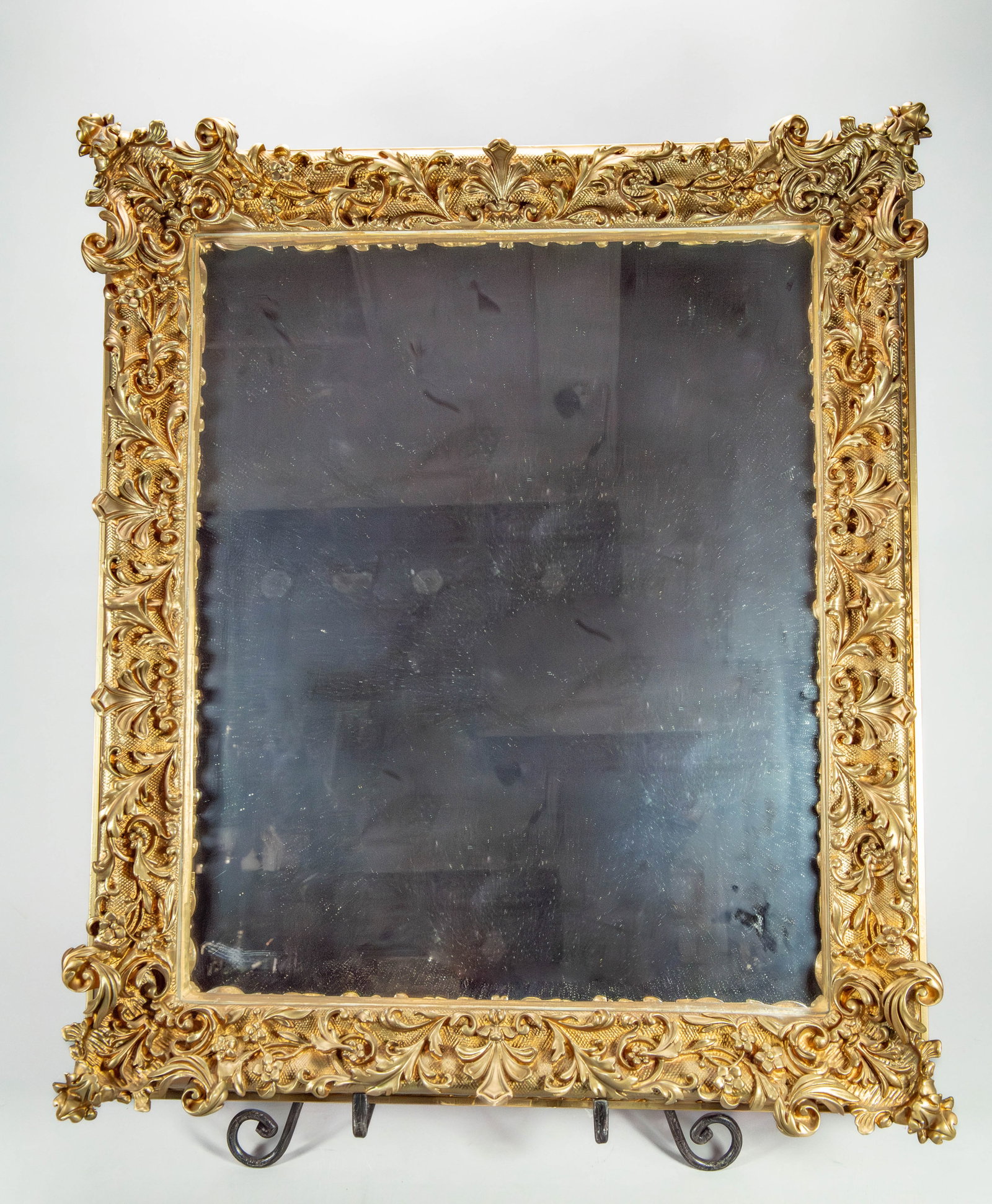 Vintage Ornate Gold Framed Mirror (1 of 6)