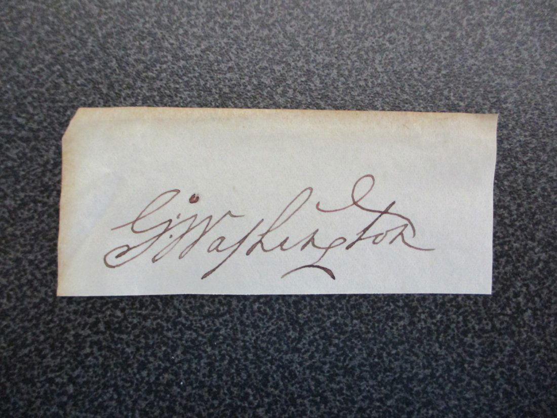 George Washington Cut Signature (1 of 3)