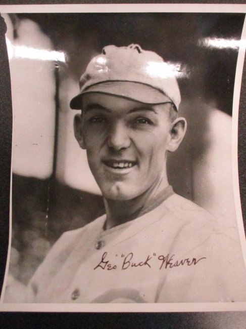 George "Buck" Weaver Signed Photograph Chicago White Sox 8 x 10 (1 of 5)