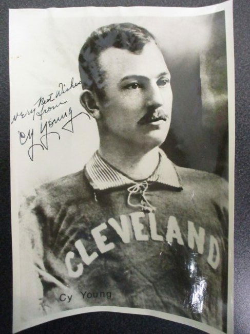 Cy Young Signed Photograph, Inscribed 9 1/2" x 7" (1 of 5)
