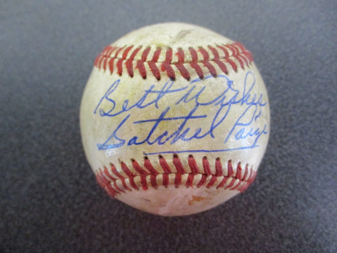 Satchel Paige Autographed Baseball - Legendary Pitching Pioneer with COA (1 of 6)
