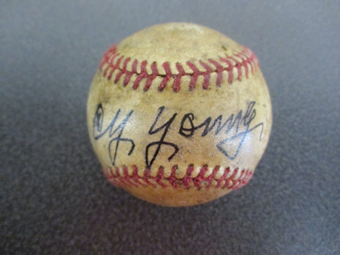 Rare Cy Young Signed Baseball - A Piece of Pitching History (1 of 7)