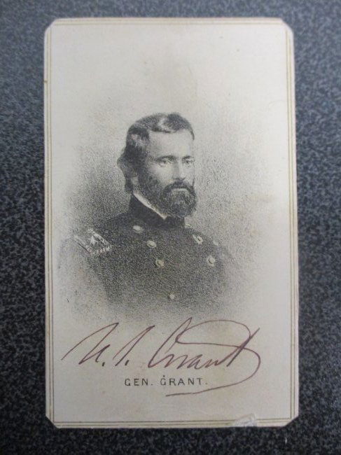 Presidential Legacy Captured: Ulysses S. Grant Signed CDV Card with COA (1 of 5)