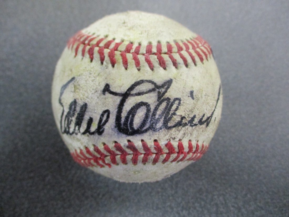 Eddie Collins Autographed Baseball – A Tribute to a Baseball Hall of Famer with COA (1 of 5)