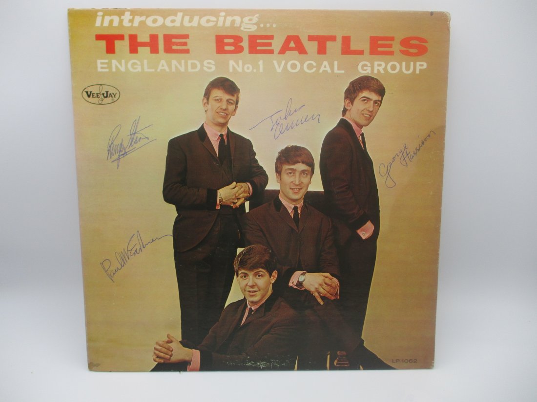 The Beatles Signed Album Cover Introducing The Beatles Signed by Fab 4 - A Timeless Collectible (1 of 7)
