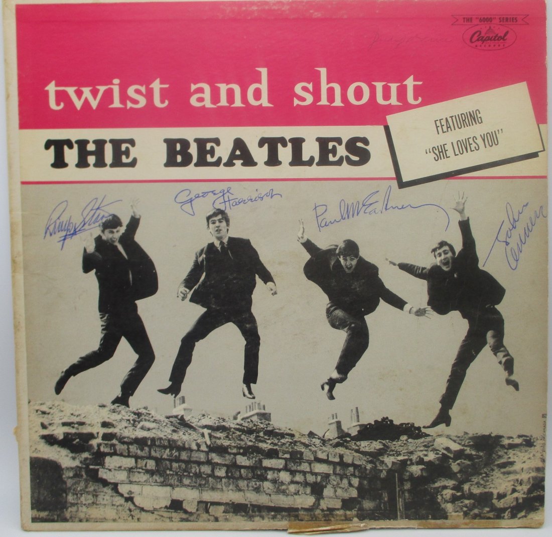 Beatles Signed Album, Autographed by All Four Members Twist and Shout: A Legendary Journey (1 of 7)