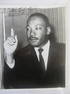 Martin Luther King Signed 9 x 8 Photograph with Best Wishes Inscription