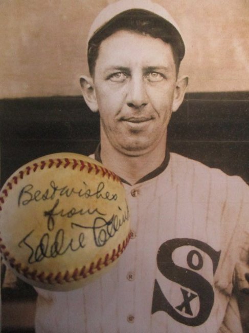 Eddie Collins Signed Baseball with "Best Wishes" Inscription and Certificate (1 of 2)