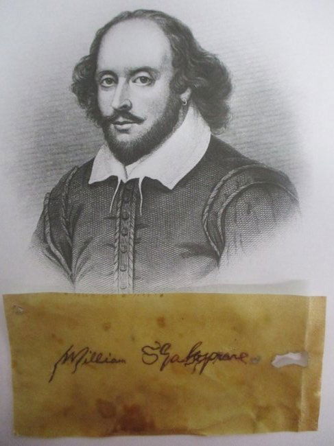 William Shakespeare Signed Cut Signature - Exquisite Relic from the Bard's Hand (1 of 3)
