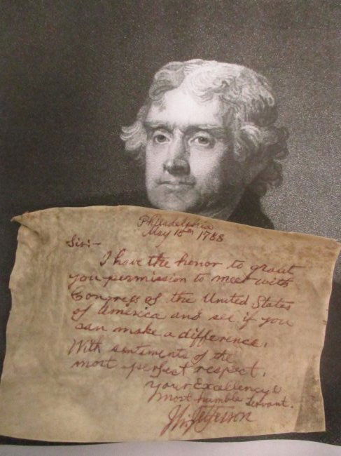 Thomas Jefferson Signed Note - Rare Relic from the Enlightenment Era (1 of 3)