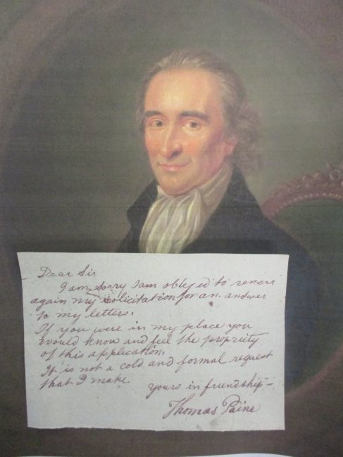 Thomas Paine Signed Note - Rare Relic of a Founding Father (1 of 3)