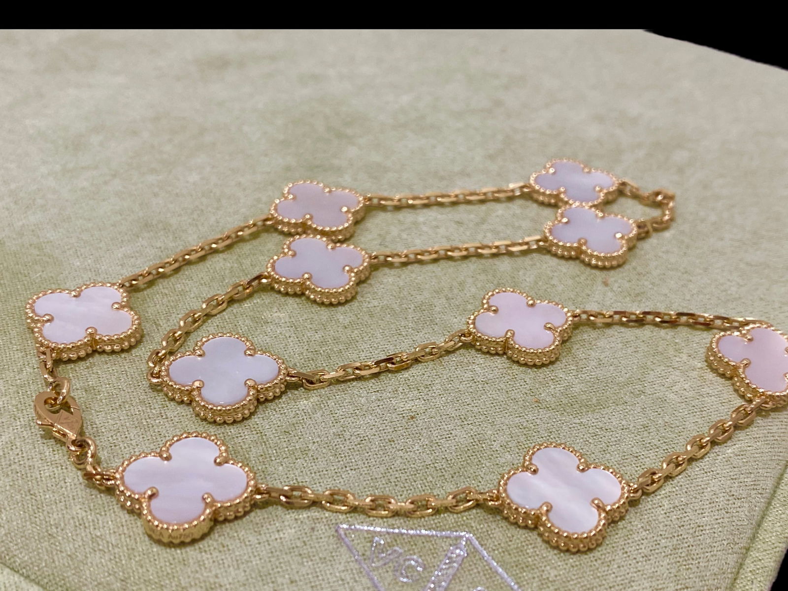 Vintage alhambra necklace store 10 motifs price