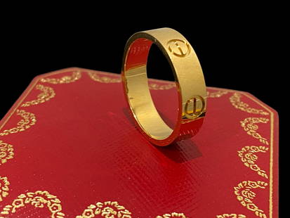 CARTIER LOVE RING 18K YELLOW GOLD SIZE 11.5: CARTIER LOVE RING 18K YELLOW GOLD SIZE 11.5 Condition: Like new Metal: 18k Yellow gold Ring size: 11.5