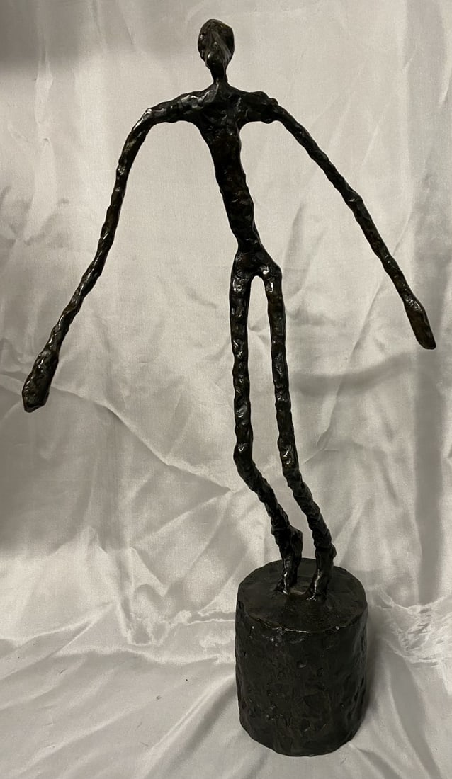 ALBERTO GIACOMETTI SWISS LARGE ABSTRACT BRONZE SCULPTURE (1 of 4)