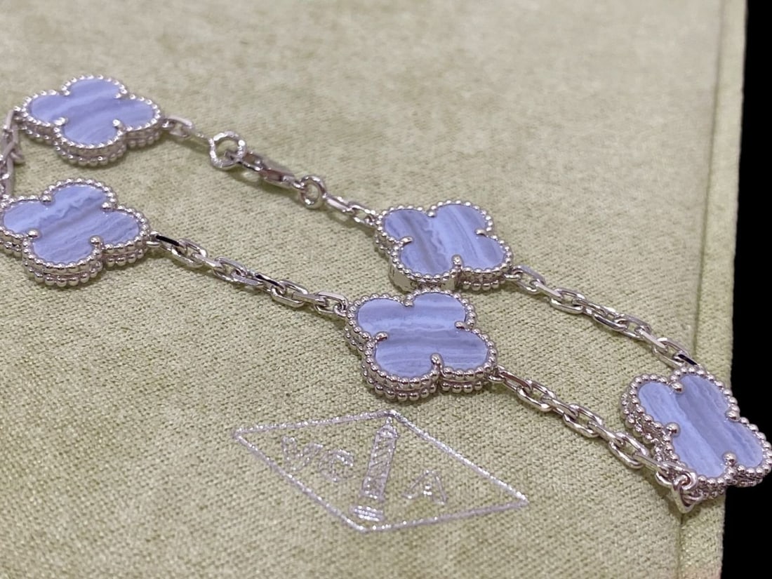 van cleef bracelet purple