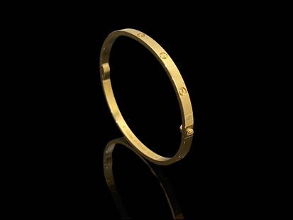 CARTIER LOVE BRACELET 18K YELLOW GOLD SMALL MODEL BRACELET Size 17: Condition: Like new Brand: Cartier Metal: 18k yellow gold Bracelet size: 17