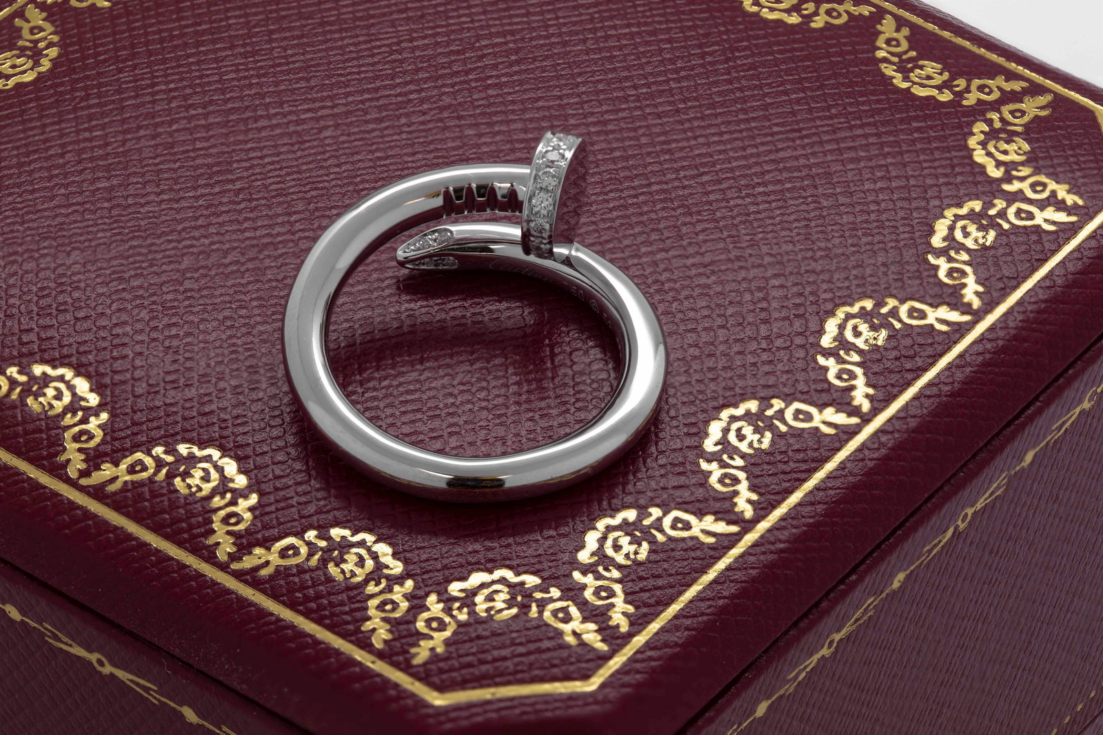 Cartier Juste un Clou Ring 18K White  Gold Size 6 (1 of 4)