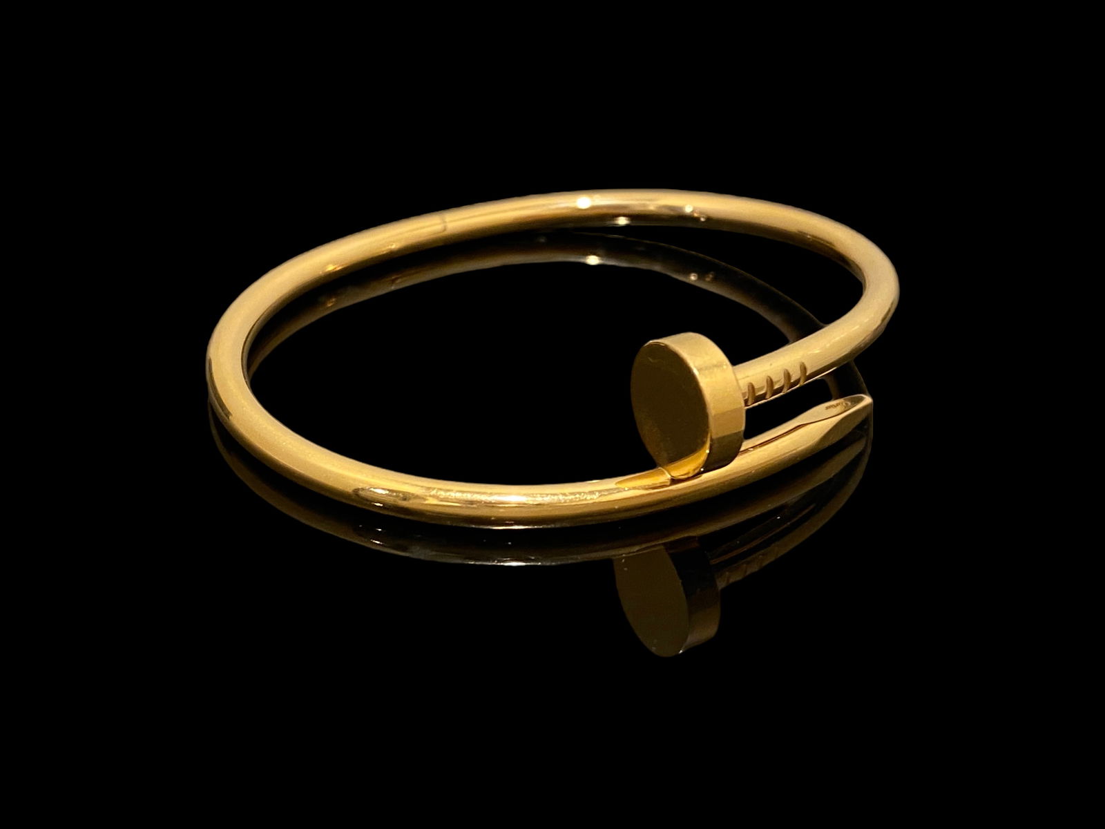 Cartier 18K Rose Gold Juste Un Clou Nail Bracelet Size 17 (1 of 8)