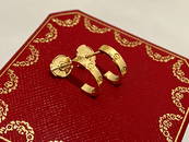 Cartier Love Earrings Yellow Gold 750/1000.