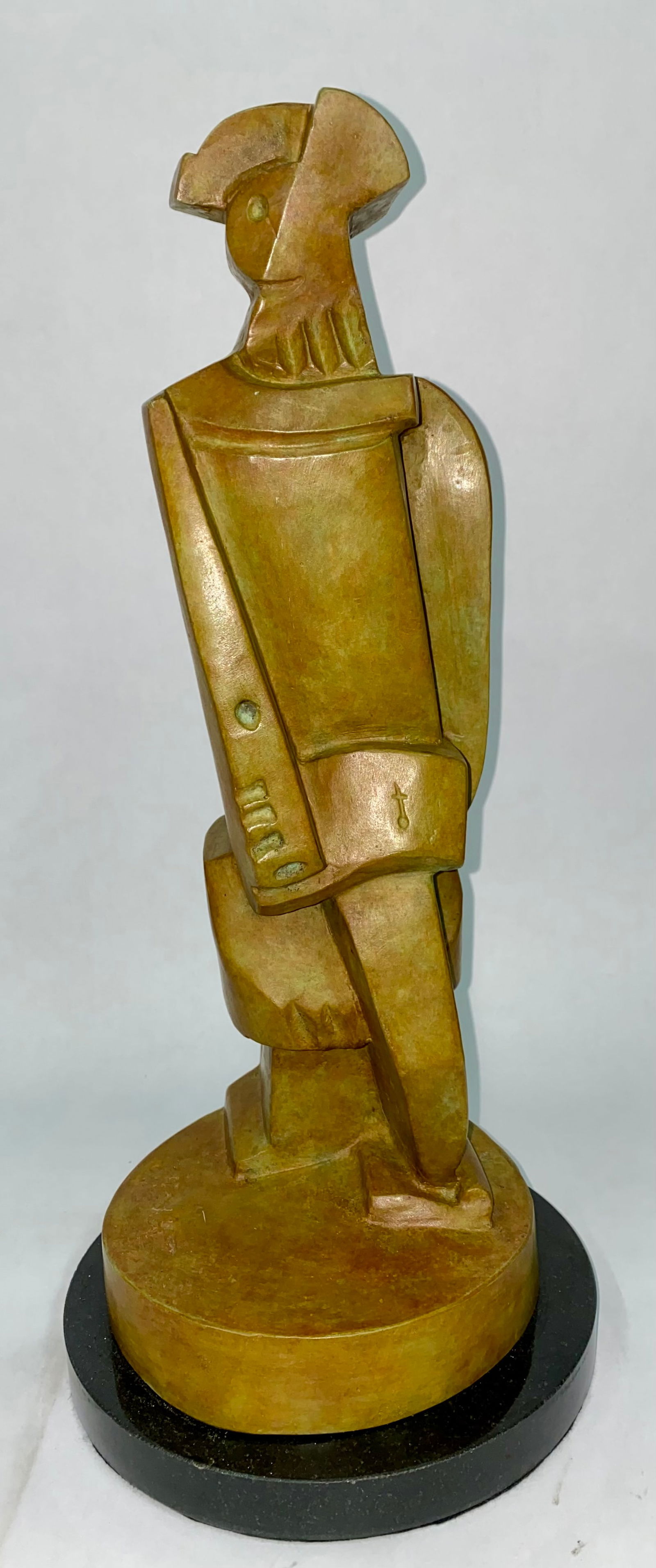 LITHUANIAN --AMERICAN BRONZE SCULPTURE JACQUES LIPCHITZ HARLEQUIN: JACQUES LIPCHITZ ( 1891 -- 1973) LITHUANIAN -- AMERICAN BRONZE SCULPTURE HARLEQUIN SIGNED SIZE 17 inches