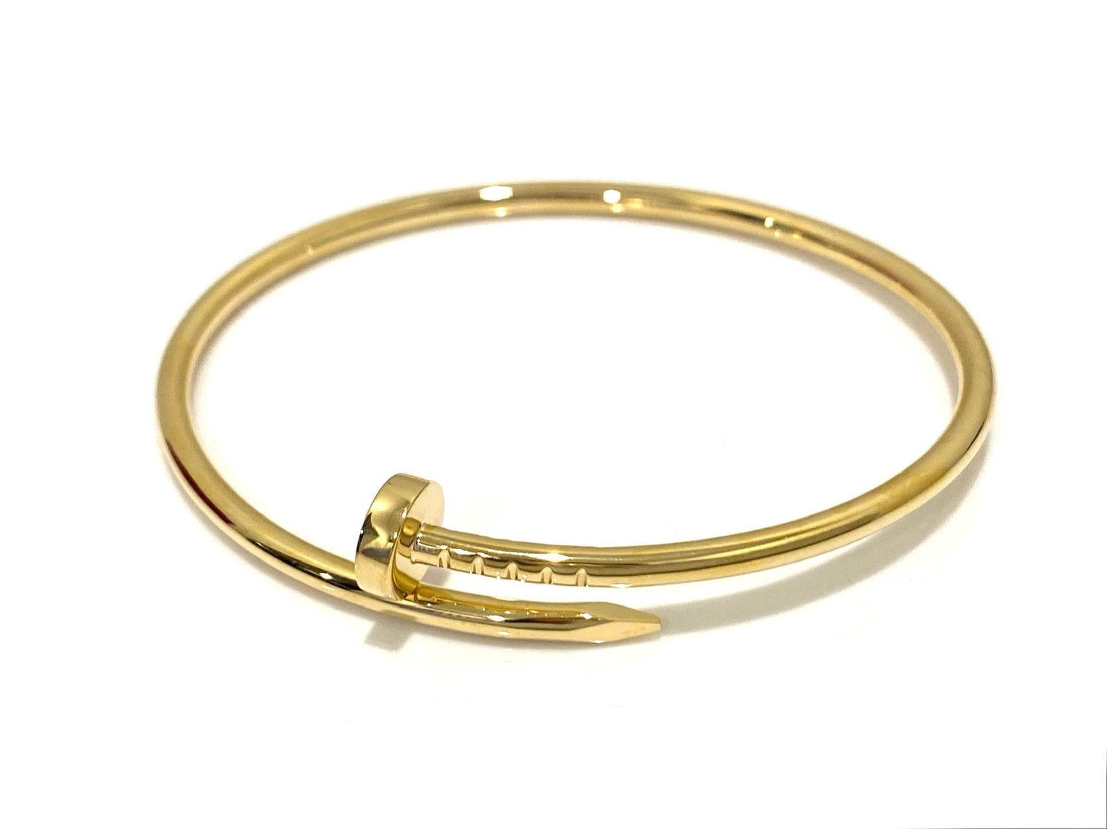 Cartier Juste un Clou bracelet, Small model, 18k Yellow gold, Size 17 (1 of 3)