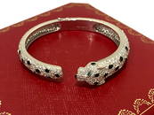 Cartier Panthere De Cartier Bracelet, 18K White Gold with Emerald, Onyx, Diamonds