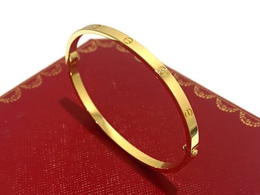 Cartier Love Bracelet 18K Yellow Gold Small Model Size 16