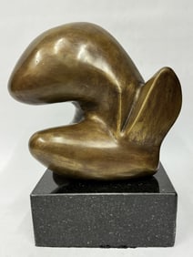 LARGE FRENCH -- GERMAN BRONZE SCULPTURE JEAN ARP