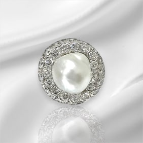 GRAFF Diamond Pearl Platinum 950 Ring