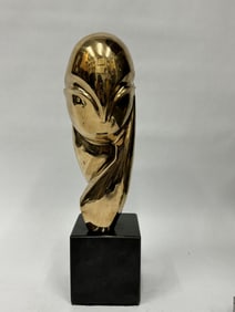 ROMANIAN BRONZE SCULPTURE CONSTANTIN BRANCUSI POLISHED