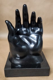 COLOMBIAN BRONZE SCULPTURE FERNANDO BOTERO HAND