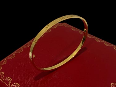 Cartier Love Bracelet 18K Yellow Gold Small Model Size 20