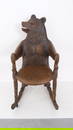 A Black forest bear Rocking Chair