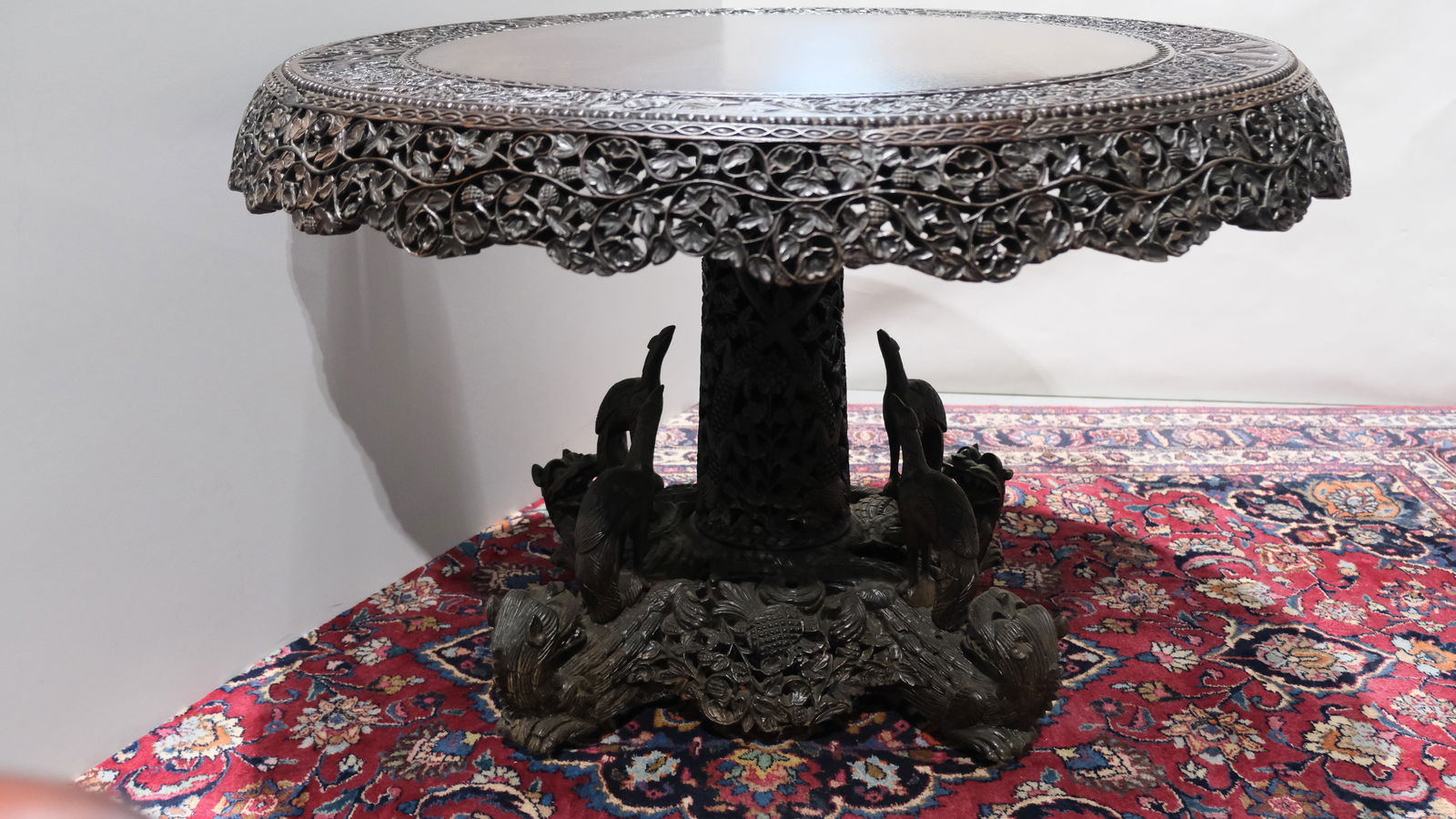 Anglo - Indian Centre Table, Burma 19th Century (1 of 9)