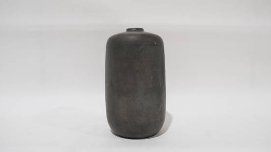 A Belgian vintage glazed ceramic Amphora vase: A Belgian vintage glazed ceramic Amphora vase, marked, 1960-1970. Condition: excellent. Height: 41 cm