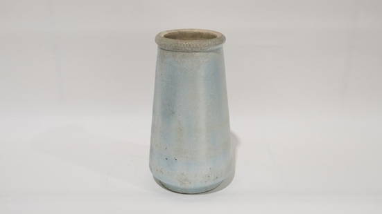 A Belgian glazed ceramic umbrella stand Amphora vase: A Belgian glazed ceramic umbrella stand Amphora vase. Marked, 1960-1970. Height: 49 cm