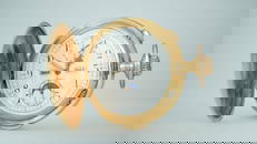 An Antique yellow gold 18k Repeating Chronographe and Moonphase Pocketwatch by Le Phare.